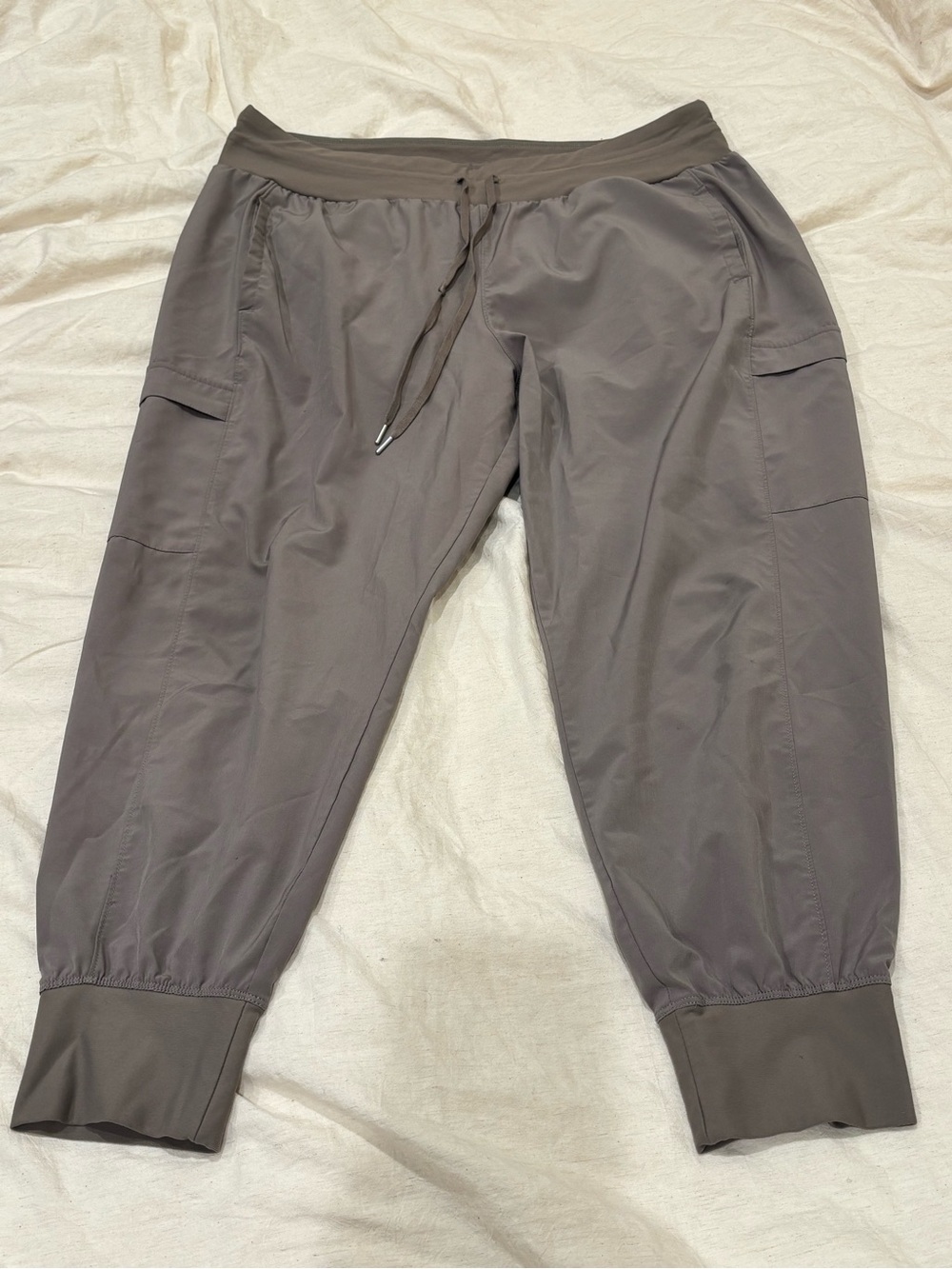 Calia Women's Taupe Cargo Jogger Pants